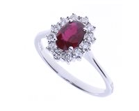 Anello Salvini Donna Love For Colour in Oro bianco Rubino 20080198 - 20080198